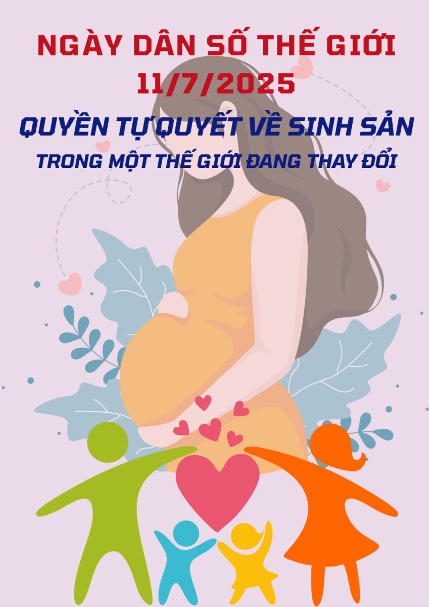 Hưởng ứng Ngày Dân số Thế giới 11/7/2025 với chủ đề  “Quyền tự quyết về sinh sản trong một Thế giới đang thay đổi”