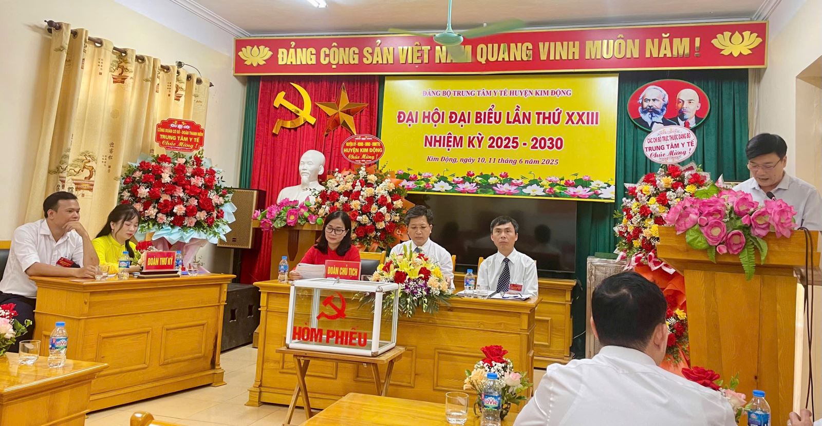 Đại hội Đảng bộ Trung tâm Y tế huyện Kim Động lần thứ XXIII, nhiệm kỳ 2025 – 2030